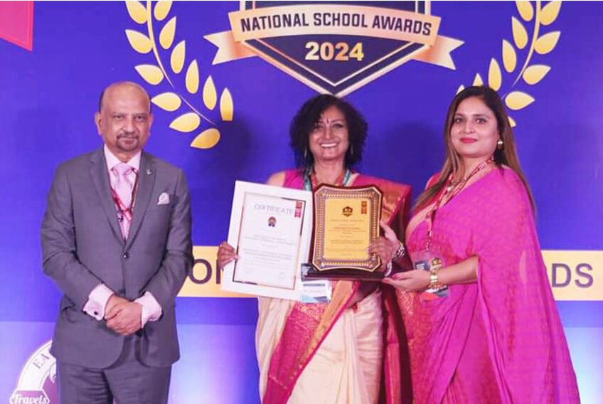 Celebrating Ms. Aditi Bhattacharya's National School Award for Outstanding Leadership and Educational Excellence!