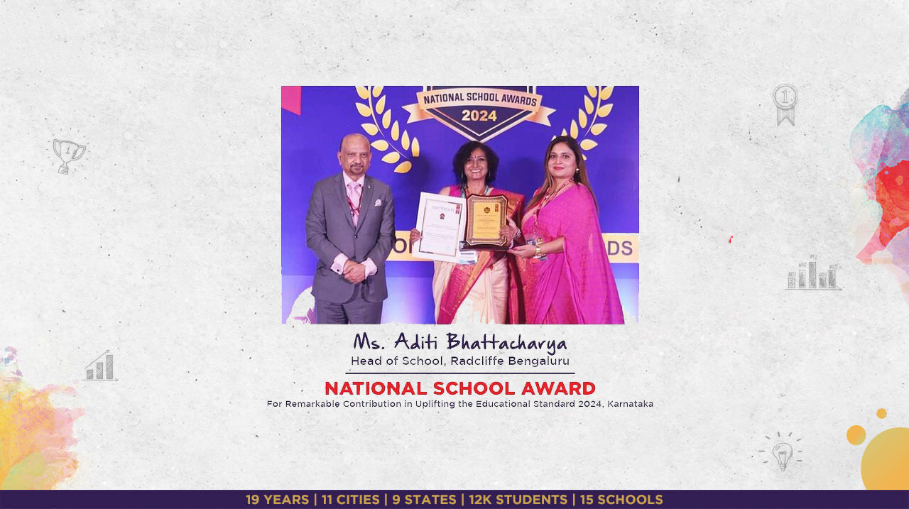 Celebrating Ms. Aditi Bhattacharya's National School Award for Outstanding Leadership and Educational Excellence!