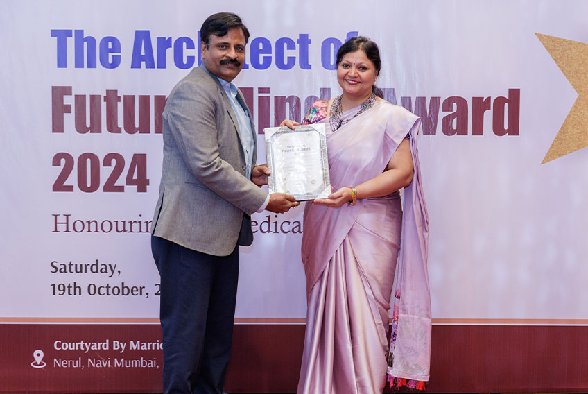 Ms. Sundari Dube Wins Architect of Future Minds Award 2024 at Radcliffe Group of Schools Ulwe