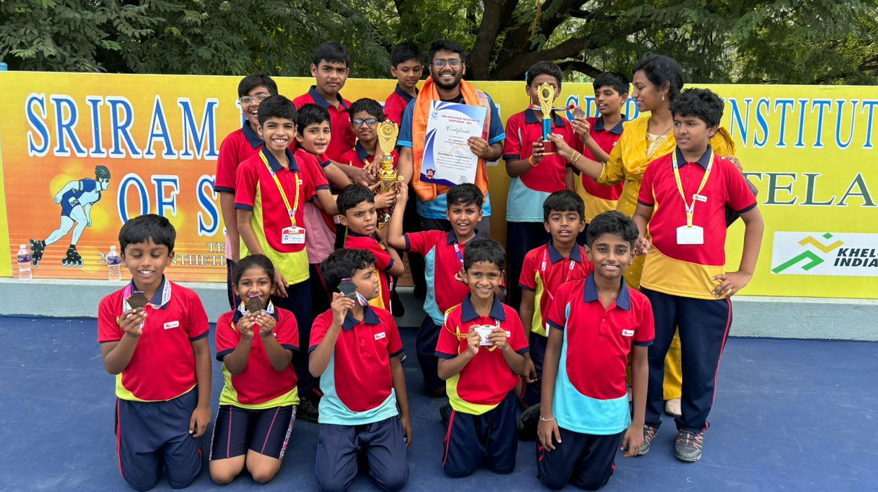 Radcliffe Schools Hyderabad Shines at Inter-School Skating Competition: Students Win Multiple Medals