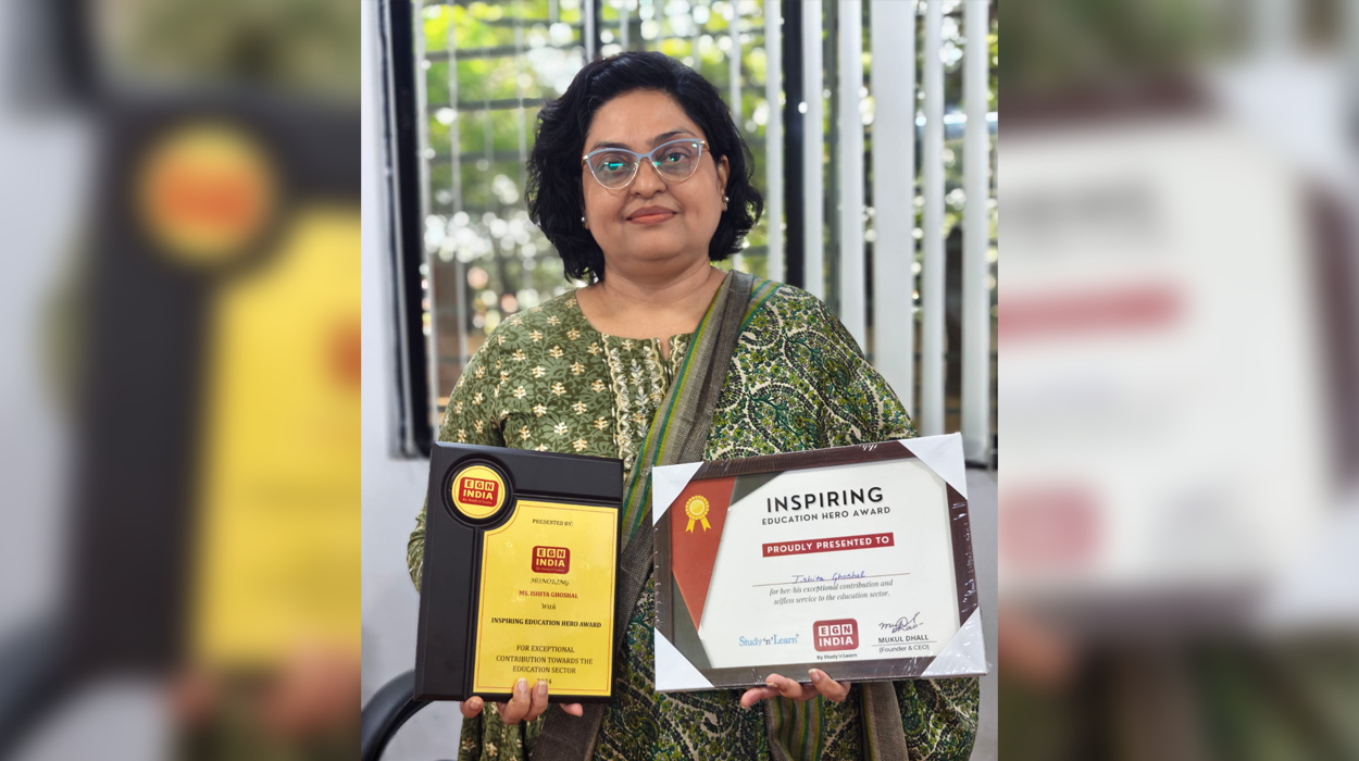 Congratulations, Ms. Ishita Ghoshal: Radcliffe Kharghar Principal Wins 'Inspiring Education Hero Award'