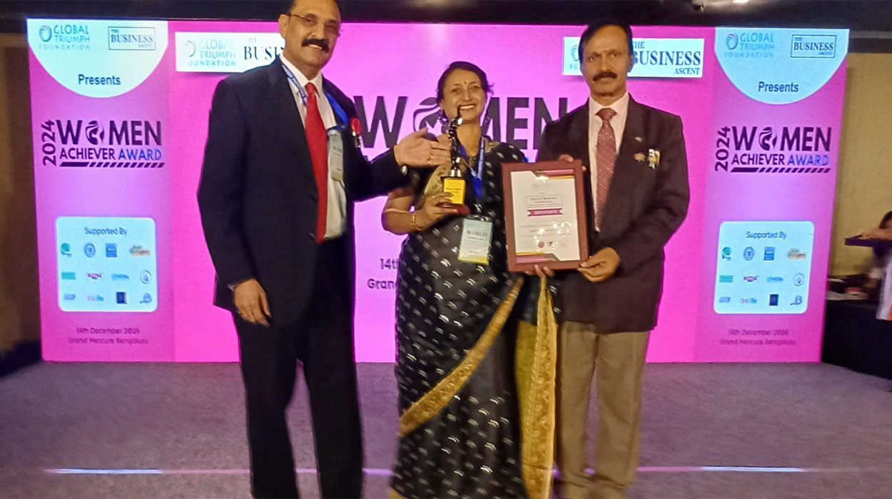 Celebrating Excellence: Ms. Aditi Bhattacharya of Radcliffe Bengaluru Honored with Best Principal Award at 2024 World Summit